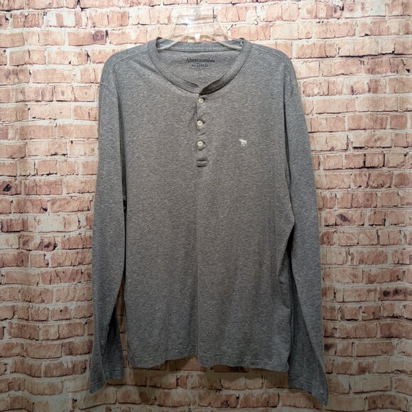 Abercrombie & Fitch Muscle Long Sleeve Tee T-Shirt Size XL - Picture 3 of 11